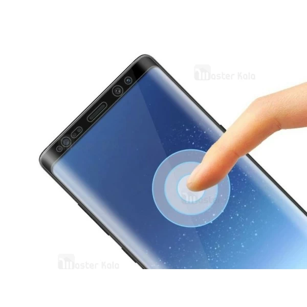 محافظ صفحه نمایش شیشه ای تمام صفحه و خمیده TT تمام چسب Samsung Galaxy Note 9