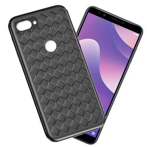 قاب طرح چرم و حصیری W.S Weaving مناسب Huawei Y7 Prime 2018 / Nova 2 Lite