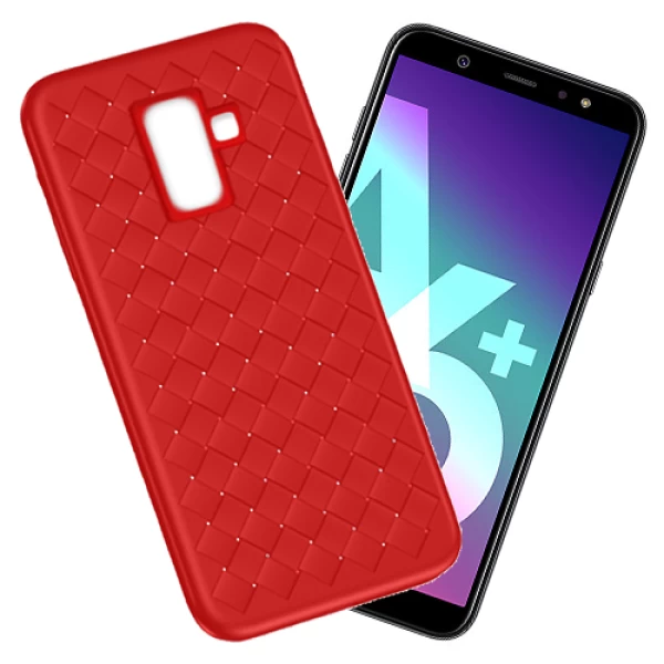 قاب طرح چرم و حصیری W.S Weaving مناسب Samsung Galaxy A6+ 2018 / A9 Star Lite