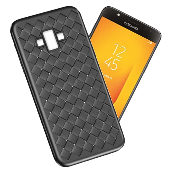 قاب طرح چرم و حصیری W.S Weaving مناسب Samsung Galaxy J7 Duo