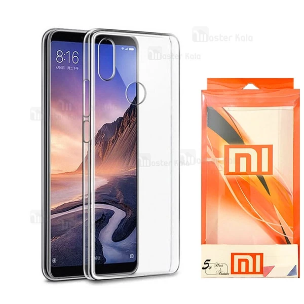 خرید قاب ژله ای Xiaomi Mi Max 3 Crystal Clear Case