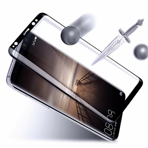 محافظ شیشه ای تمام صفحه و خمیده تمام چسب TT سامسونگ Samsung Galaxy S8