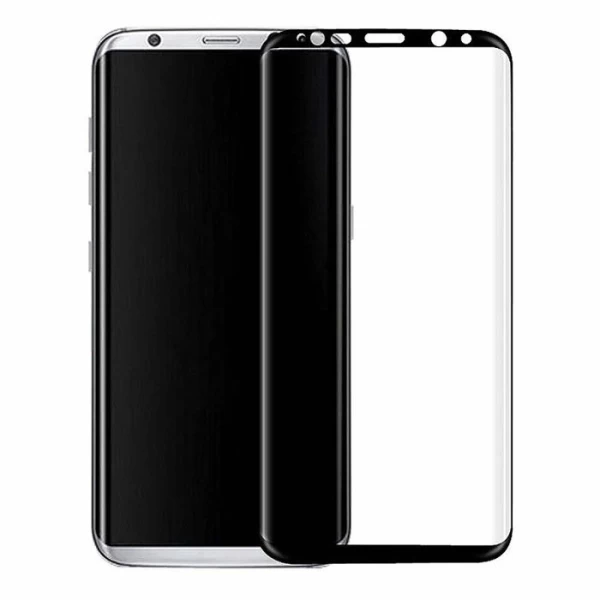 محافظ شیشه ای تمام صفحه و خمیده تمام چسب TT سامسونگ Samsung Galaxy S8