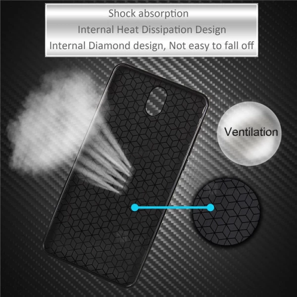 قاب فیبر کربنی Nokia 3.1 Haimen Fiber Carbon Texture