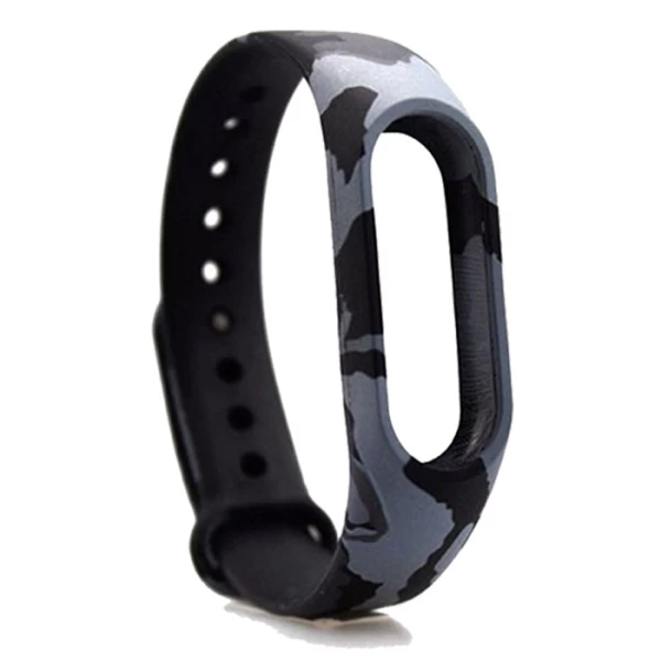 بند سیلیکونی ارتشی دستبند هوشمند شیائومی Mi Band 3 Silicone