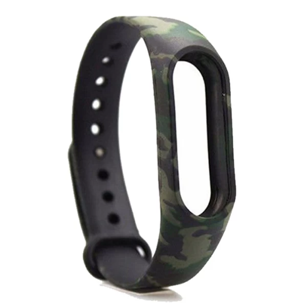 بند سیلیکونی ارتشی دستبند هوشمند شیائومی Mi Band 3 Silicone