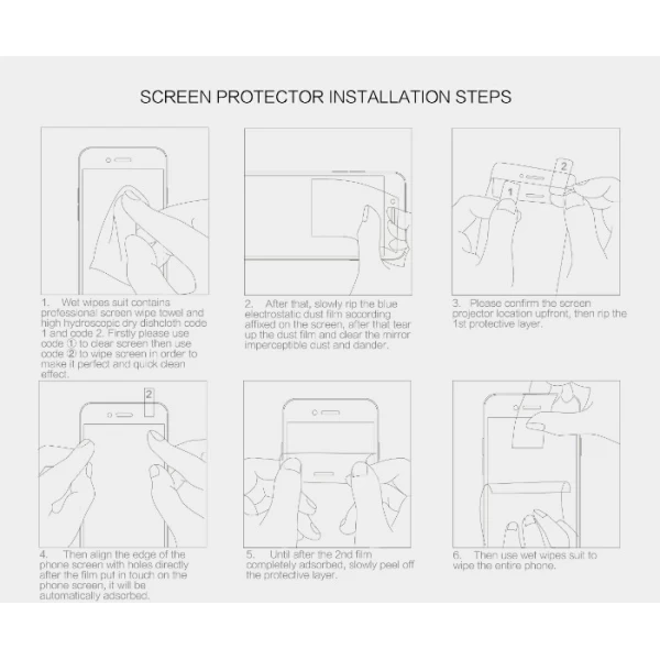 محافظ صفحه نمایش شیشه ای نیلکین Nillkin Amazing CP+ Xiaomi Mi Max 3