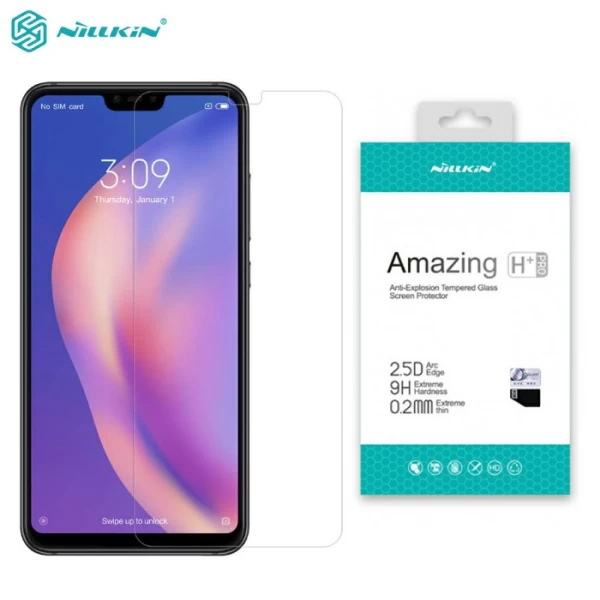 محافظ صفحه نمایش شیشه ای نیلکین H+ Pro Glass Xiaomi Mi 8 Lite