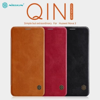 کیف چرمی نیلکین هواوی Huawei Nova 3 Nillkin Qin Leather Case