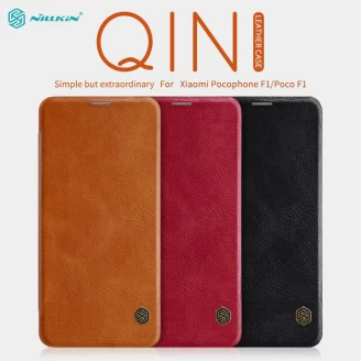 کیف چرمی نیلکین شیائومی Xiaomi Poco F1 / Pocofone F1 Nillkin Qin