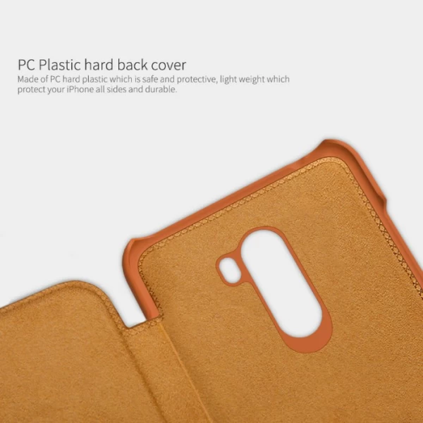 کیف چرمی نیلکین شیائومی Xiaomi Poco F1 / Pocofone F1 Nillkin Qin