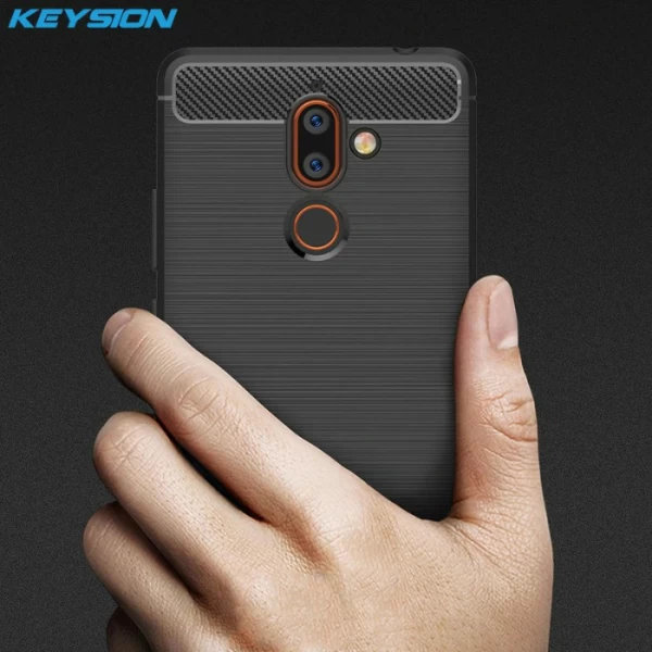 قاب فیبر کربنی Rugged Armor مناسب Nokia 7 Plus