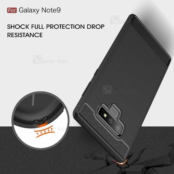 قاب محافظ ژله ای سامسونگ Samsung Galaxy Note 9 Fiber Carbon Rugged Armor
