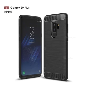 قاب محافظ ژله ای سامسونگ Samsung Galaxy S9 Plus Rugged Armor Fiber Carbon