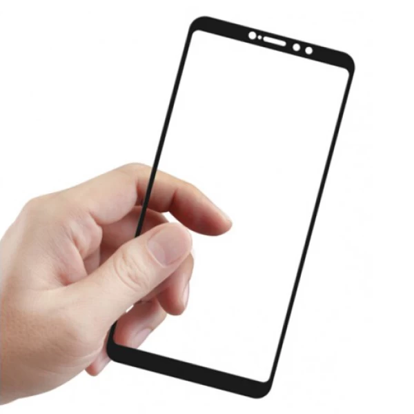 محافظ صفحه نمایش شیشه ای و تمام صفحه دور چسب مارک TT مناسب Xiaomi Mi Max 3