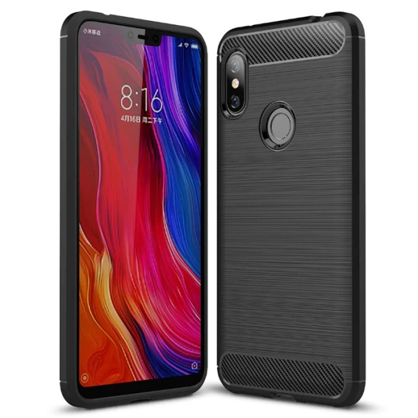 قاب فیبر کربنی Rugged Armor مناسب Xiaomi Redmi Note 6 Pro