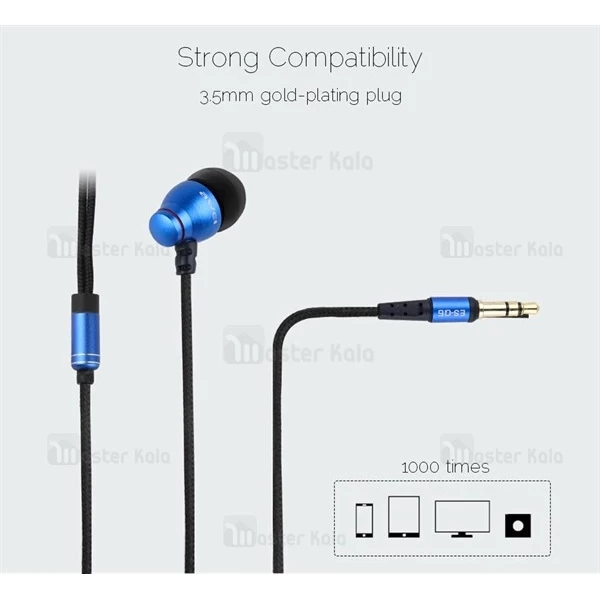 هندزفری سیمی AWEI ES-Q6 IN-Ear Headphones