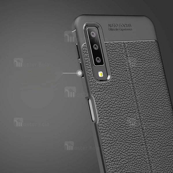 قاب محافظ طرح چرم Samsung Galaxy A7 2018 / A750 Auto Focus Jelly Case