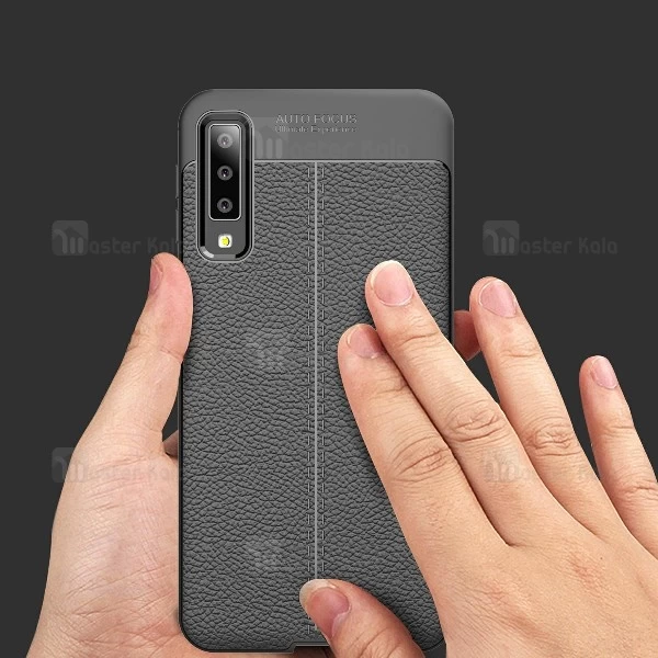 قاب محافظ طرح چرم Samsung Galaxy A7 2018 / A750 Auto Focus Jelly Case