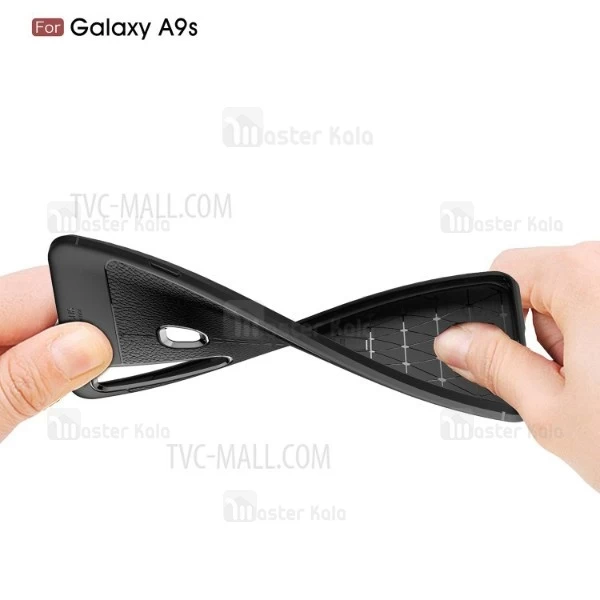 قاب محافظ طرح چرم Samsung Galaxy A9 2018 / A9s Auto Focus Jelly Case