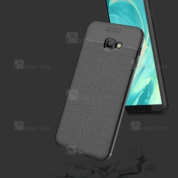 قاب محافظ طرح چرم Samsung Galaxy J4 Plus Auto Focus Jelly Case