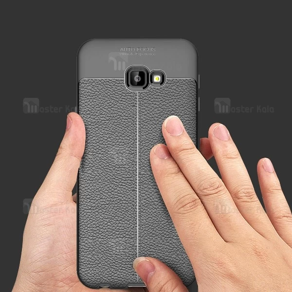قاب محافظ طرح چرم Samsung Galaxy J4 Plus Auto Focus Jelly Case