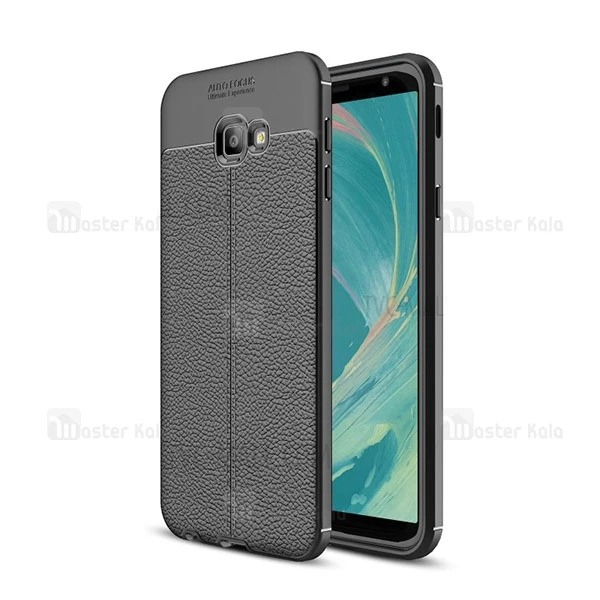 قاب محافظ طرح چرم Samsung Galaxy J4 Plus Auto Focus Jelly Case