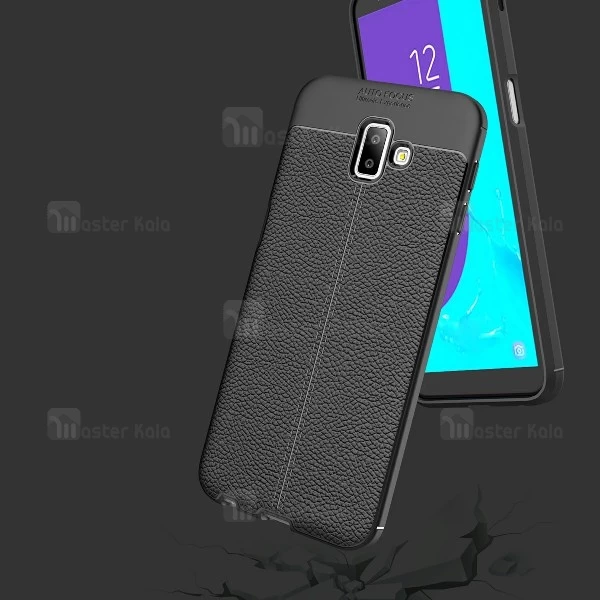 قاب محافظ طرح چرم Samsung Galaxy J6 Plus Auto Focus Jelly Case