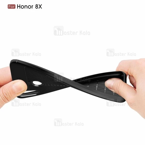 قاب محافظ طرح چرم Huawei Honor 8X Auto Focus Jelly Case