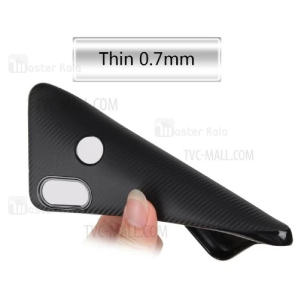 قاب فیبر کربنی Xiaomi Mi A2 / Mi 6X Haimen Fiber Carbon Texture