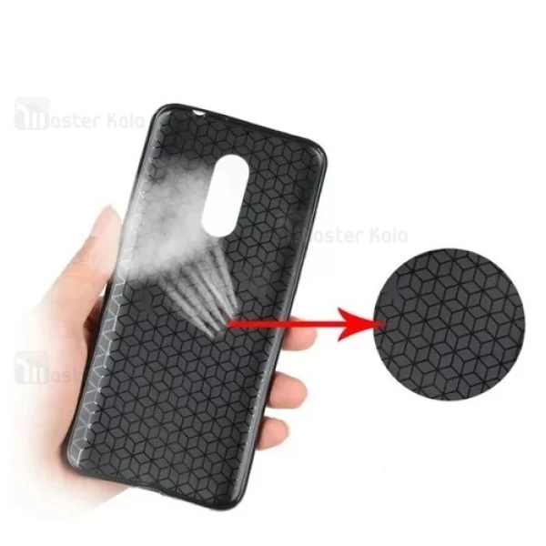قاب فیبر کربنی Xiaomi Redmi 5 Plus Haimen Fiber Carbon Texture
