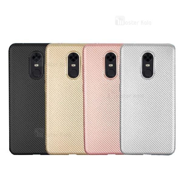 قاب فیبر کربنی Xiaomi Redmi 5 Plus Haimen Fiber Carbon Texture