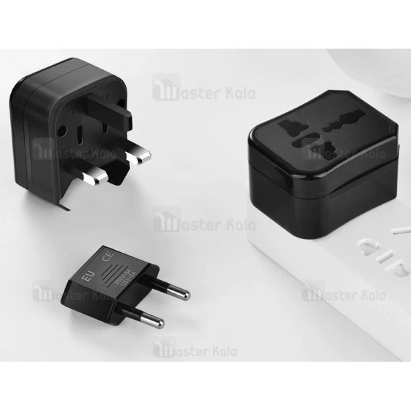 آداپتور و مبدل برق چندکاره هوکو Hoco AC1 Universal Convertible