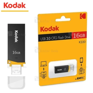 فلش مموری 16 گیگابایت کداک Kodak K220 OTG USB 2.0 Mini مناسب موبایل
