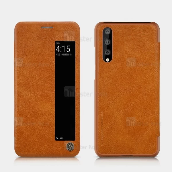 کیف چرمی Huawei P20 Pro Nillkin Qin Smart Leather Case