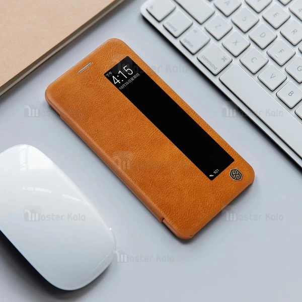 کیف چرمی Huawei P20 Pro Nillkin Qin Smart Leather Case