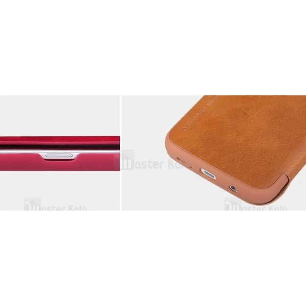 کیف چرمی Samsung Galaxy S7 Edge Nillkin Qin Smart Leather Case