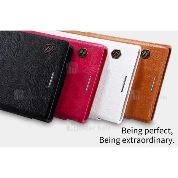 کیف چرمی نیلکین سونی Sony Xperia XZ Premium Nillkin Qin Leather Case