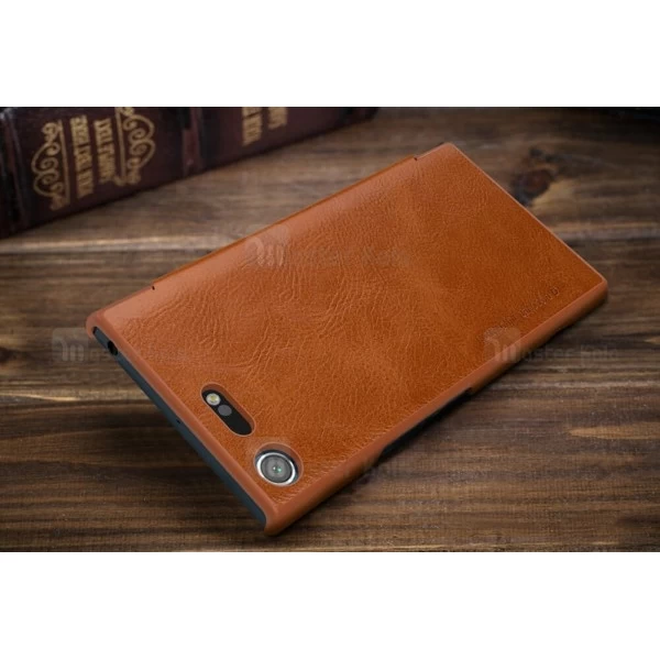 کیف چرمی نیلکین سونی Sony Xperia XZ Premium Nillkin Qin Leather Case