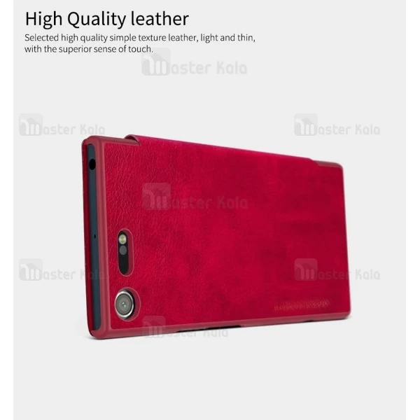 کیف چرمی نیلکین سونی Sony Xperia XZ Premium Nillkin Qin Leather Case