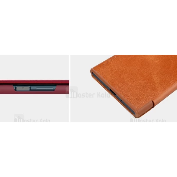 کیف چرمی نیلکین سونی Sony Xperia XZ Premium Nillkin Qin Leather Case