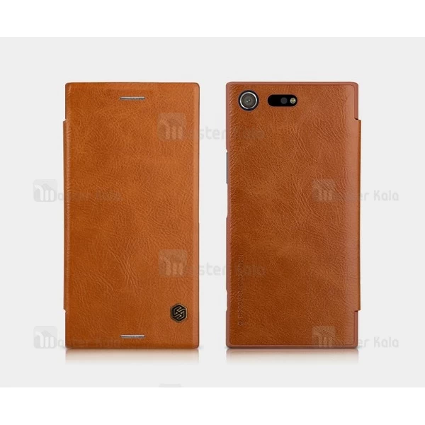 کیف چرمی نیلکین سونی Sony Xperia XZ Premium Nillkin Qin Leather Case