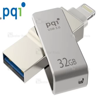 فلش مموری 32 گیگابایت لایتنینگ PQI iConnect Mini USB 3.0 مناسب آیفون
