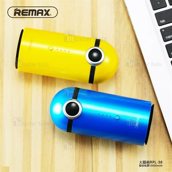 پاوربانک تک پورت 10000 میلی آمپر ریمکس Remax RPL-36 طرح مینیون