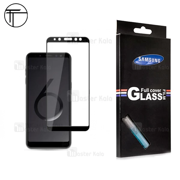 محافظ صفحه شیشه ای تمام صفحه تمام چسب Samsung Galaxy A6 2018