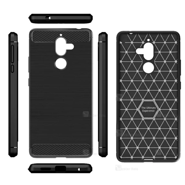 قاب فیبر کربنی Rugged Armor مناسب Nokia 7 Plus