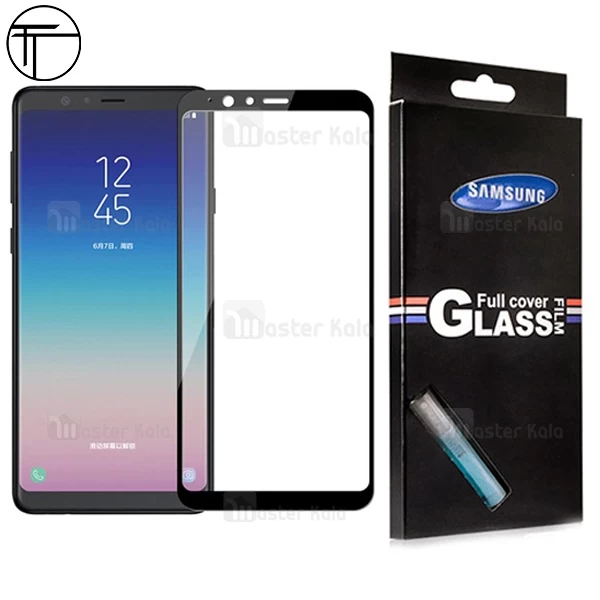 محافظ صفحه شیشه ای تمام صفحه تمام چسب TT برای Samsung Galaxy A8 Star / A9 Star