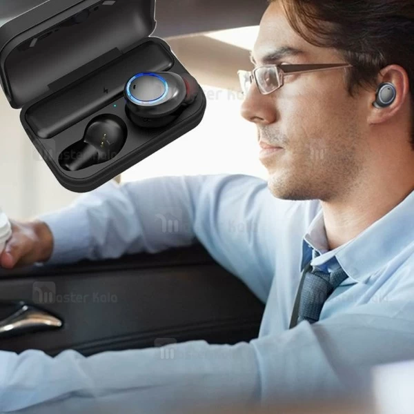 هندزفری بلوتوث دو تایی اوی AWEI T3 Earphone به همراه داک شارژ