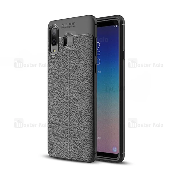 قاب محافظ طرح چرم Samsung Galaxy A8 Star / A9 Star Auto Focus Jelly Case