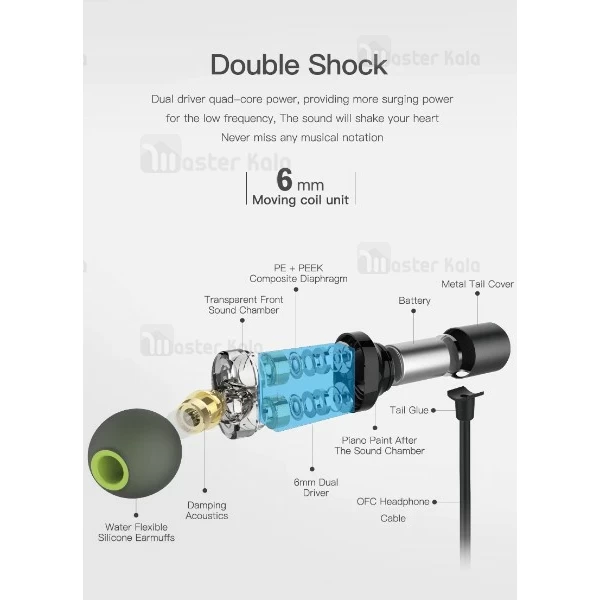 هندزفری بلوتوث گردنی مگنتی اوی Awei X650BL Stereo Earphones